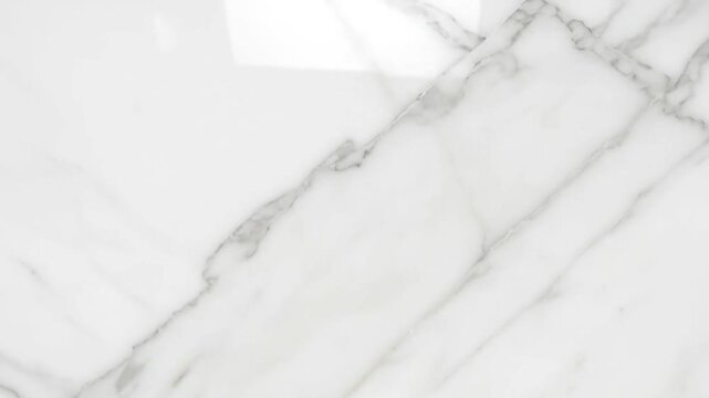 Elegant White Marble Texture with Subtle Gray Veining.