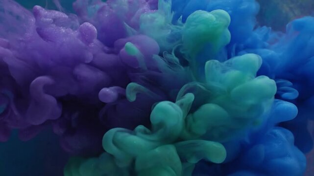 Cosmic Cloud Swell A slow, majestic swell of deep purples, blues, and magentas, blending like nebulae in space.