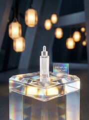 Luxury Skincare Product Display