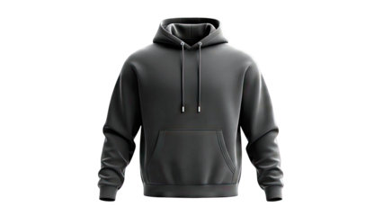 Plain Black Hoodie Mockup