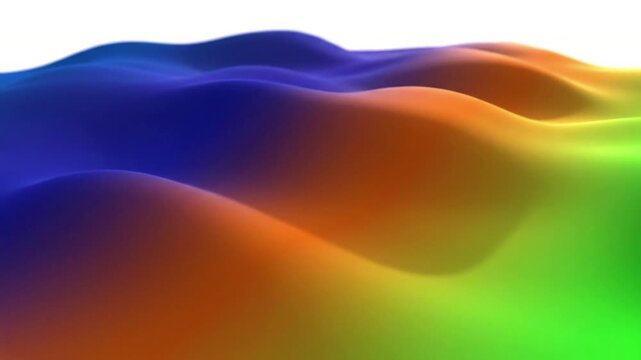 Abstract Composition Highlighting the interplay of formless shapes and colors.
