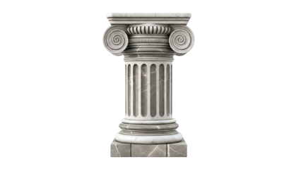 Ionic Column Capital and Shaft