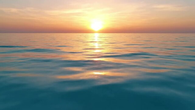 Close-up Water Surface A tight, low-angle shot focusing on the intricate dance of light and shadow created by sun reflections on individual wavelets and ripples.