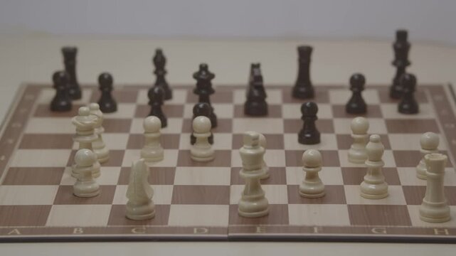 Standard piece development during the Grob's Attack. moving the bishop to b4 with an attack and creating pressure on the Black queen.