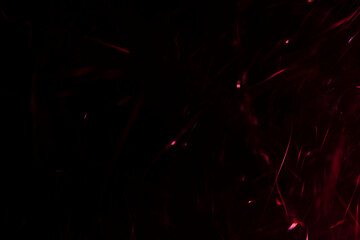 Dynamic Red Light Streaks on Dark Background
