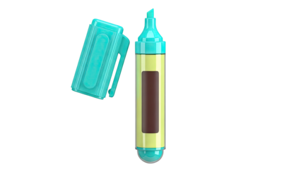 Turquoise Highlighter Pen