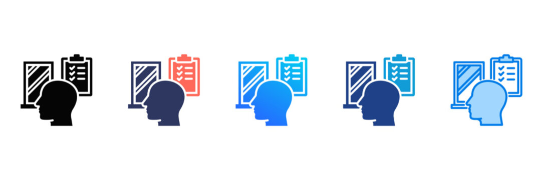 Mirror View Consistent and versatile vector icons illustrating essential concepts in various styles