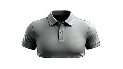 Black Short-Sleeve Polo Shirt