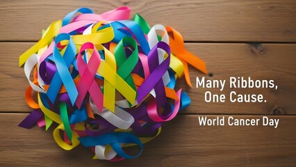 Many ribbons, one cause: world cancer day