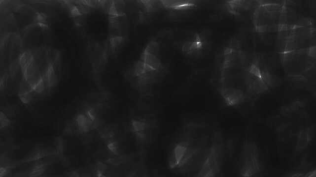 黒いモヤモヤしたペイント背景。ペンの跡が残る手書きのグランジテクスチャの4Kループアニメーション。アートワークやプロモーションに適した暗く鬱々とした印象の映像素材