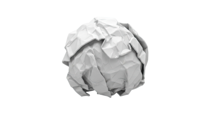 3D Crumpled Paper Ball