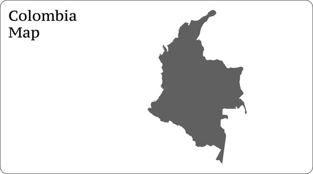 Colombia Map World Map Illustration