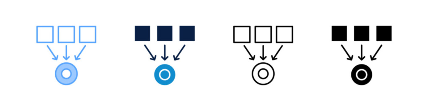 Sourcing Multiple Style Icon Set Collection 