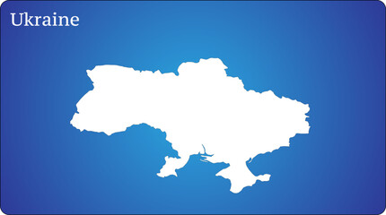 Obraz premium Ukraine Map World Map Illustration