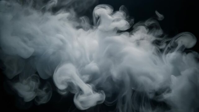 Elegant swirling smoke abstract art for creative projects and atmospheric backgrounds