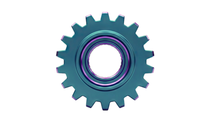 Dark Blue Gear with Purple Accents