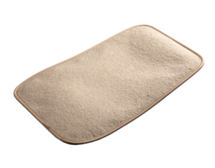 Rectangular eraser graphic with transparent background for conceptual design