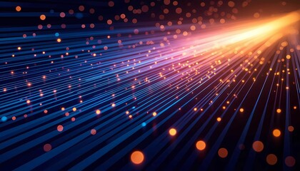 High speed digital technology network for global data connectivity motion