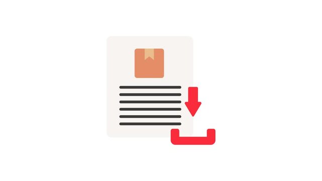 Download File Flat Animation 2D Cartoon 4K Video. Relate To Product Offering, Marketing, Commerce And Shopping. Editable On Transparent Background Alpha Channel.