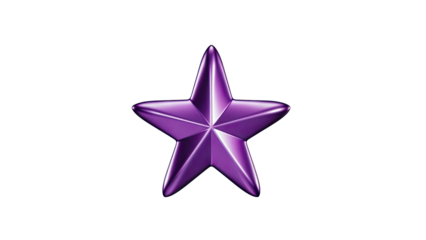 Shiny Purple Star