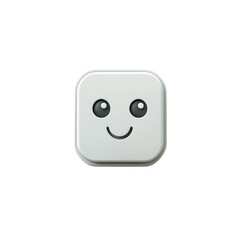 Cute square emoticon