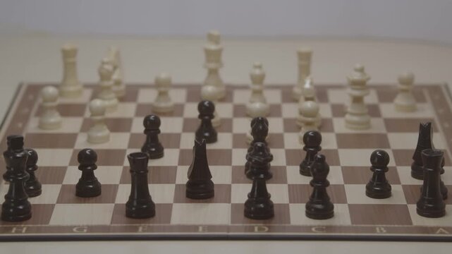 Standard piece development during the Grob's Attack. Moving the black pawn to f5 to create pressure on the white pawn and develop a strategic plan to respond to the white player.