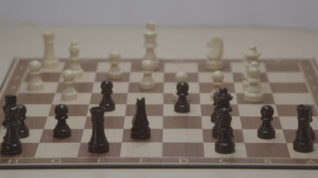 Standard piece development during the Grob's Attack. Moving the black queen to c7 to escape the bishop's attack and reach a safe location.