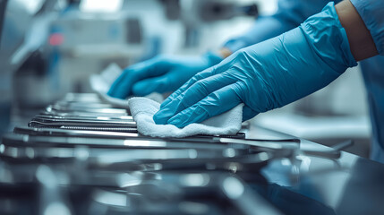 Medical Facility Disinfection and Hygiene Process