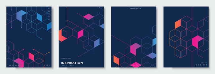 Modern luxury invitation card. Premium design illustration for gala card, grand opening, party invitation.