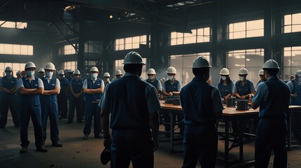 group of business people in conference room