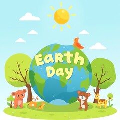 children on the meadow