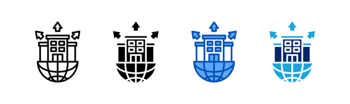 expansion icon set multiple style collection