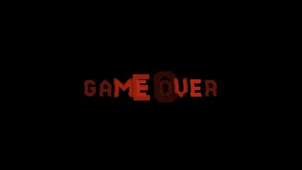 Red glowing “game over” pixel animation, vintage arcade style, perfect for retro game intros, pixel art videos, or nostalgic gaming motion game over pixel text, glitch effect animation. - Powered by Adobe