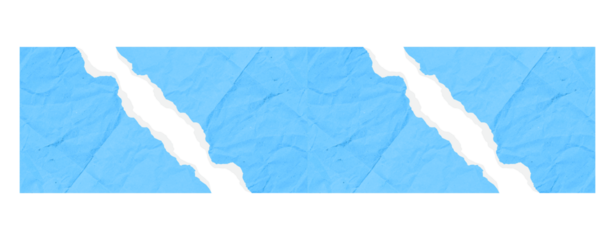 Vintage torn Kraft Paper Texture Strip with Rough Edges