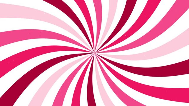 Valentine animation backgrounds sunburst pink swirl pattern candy retro festive perfect for romantic themes, sweet promotions, or nostalgic designs.