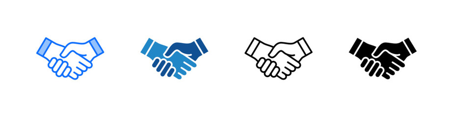 Trust Multiple Style Icon Set 