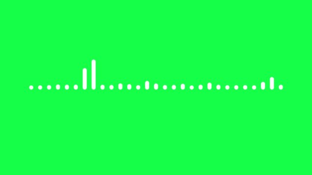 4k abstract sound music wave Greens creen ,Audio wave spectrum, sound wave audio, sound wave, sound wave overlay	Audio wave Green screen