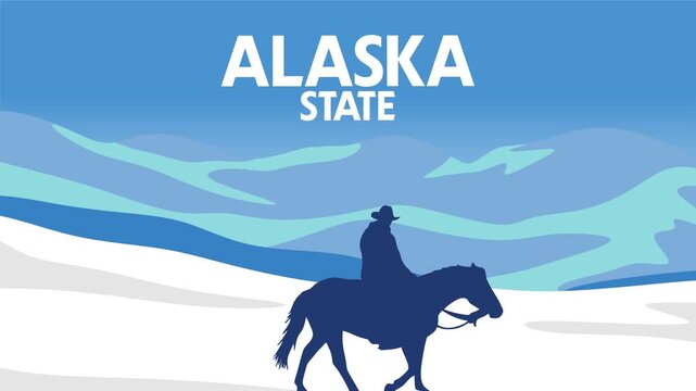 beautiful natural scenery in the state of Alaska