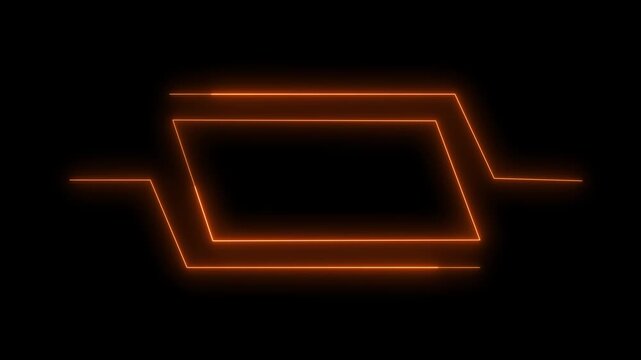 Futuristic HUD Head up display interface template with basic geometry line element. 