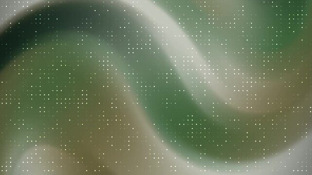 Modern sage green background with a subtle wavy gradient and a digital dot grid pattern