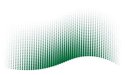 halftone dot wave pattern isolated on transparent background