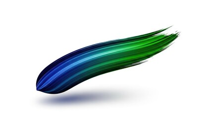 Fototapeta premium Abstract swirl of blue and green colors on white background for design