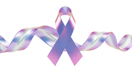 Iridescent Ribbon Symbol