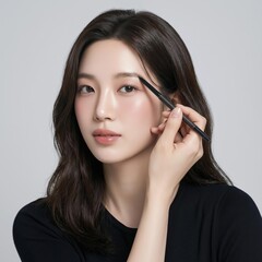 Obraz premium 뷰티 모델, 코스메틱 