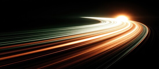 Abstract color motion influenced by samba dance fluid lines with radiant light trails