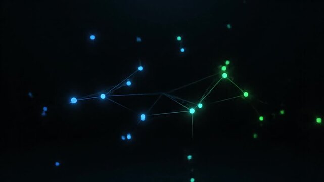 A video showcasing a stunning starry night sky with constellations shining brightly in the darkness