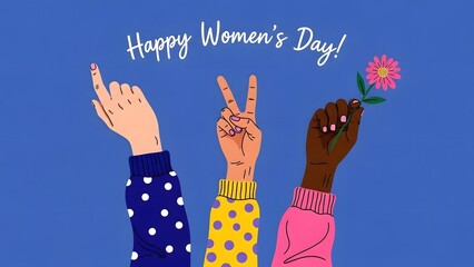 Empowering unity on international women's day celebrating equality and diversity