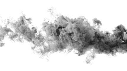 Abstract Cloud Formation isolated on a transparent background
