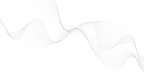 Abstract wave blend lines on transparent background. Design for banner, wallpaper, background and many more. Undulate Grey Wave Swirl, frequency sound wave, twisted curve lines with blend effect.