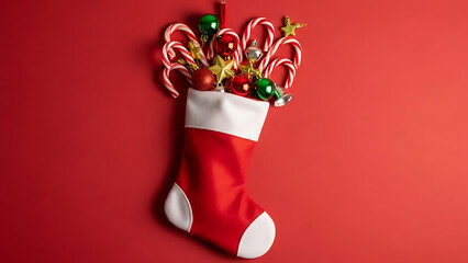 red christmas stocking